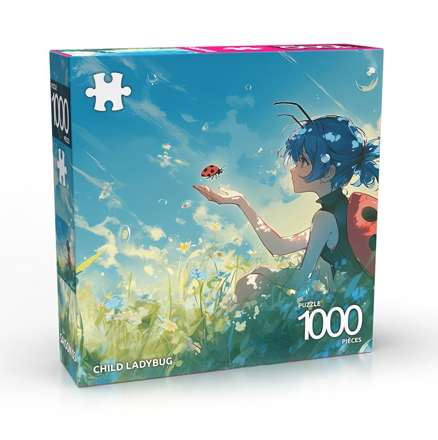 Puzzle 1000 pcs - Child Ladybug