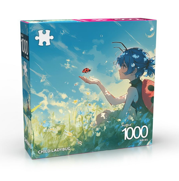 Puzzle 1000 pcs - Child Ladybug