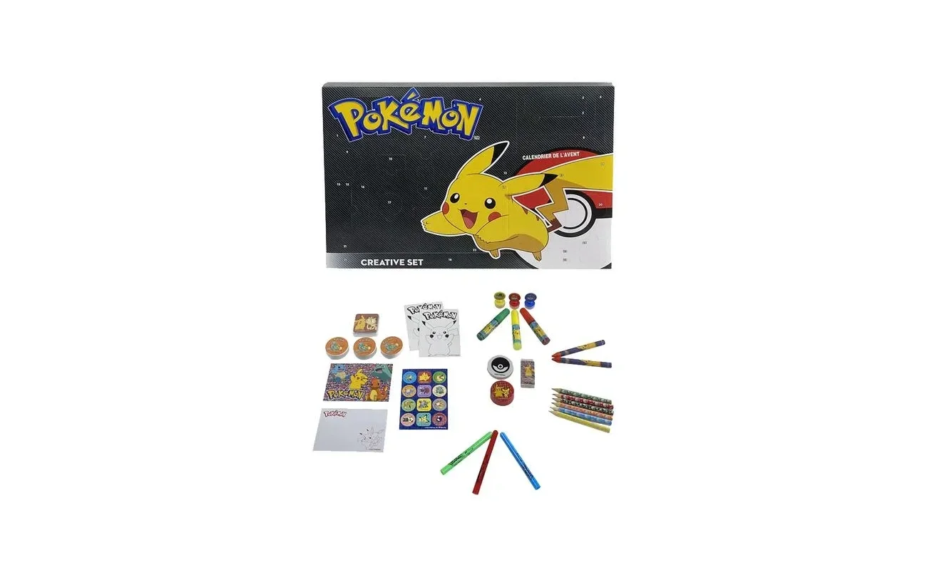 Adventskalender Pokémon Adventskalender Pokemon, met knutselproducten