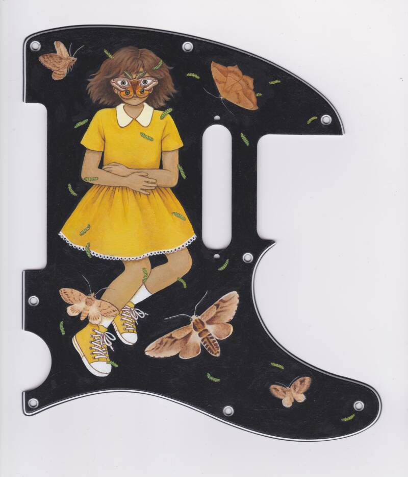 (2022) acrylverf op pickguard