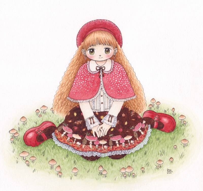 (2023) aquarel op papier