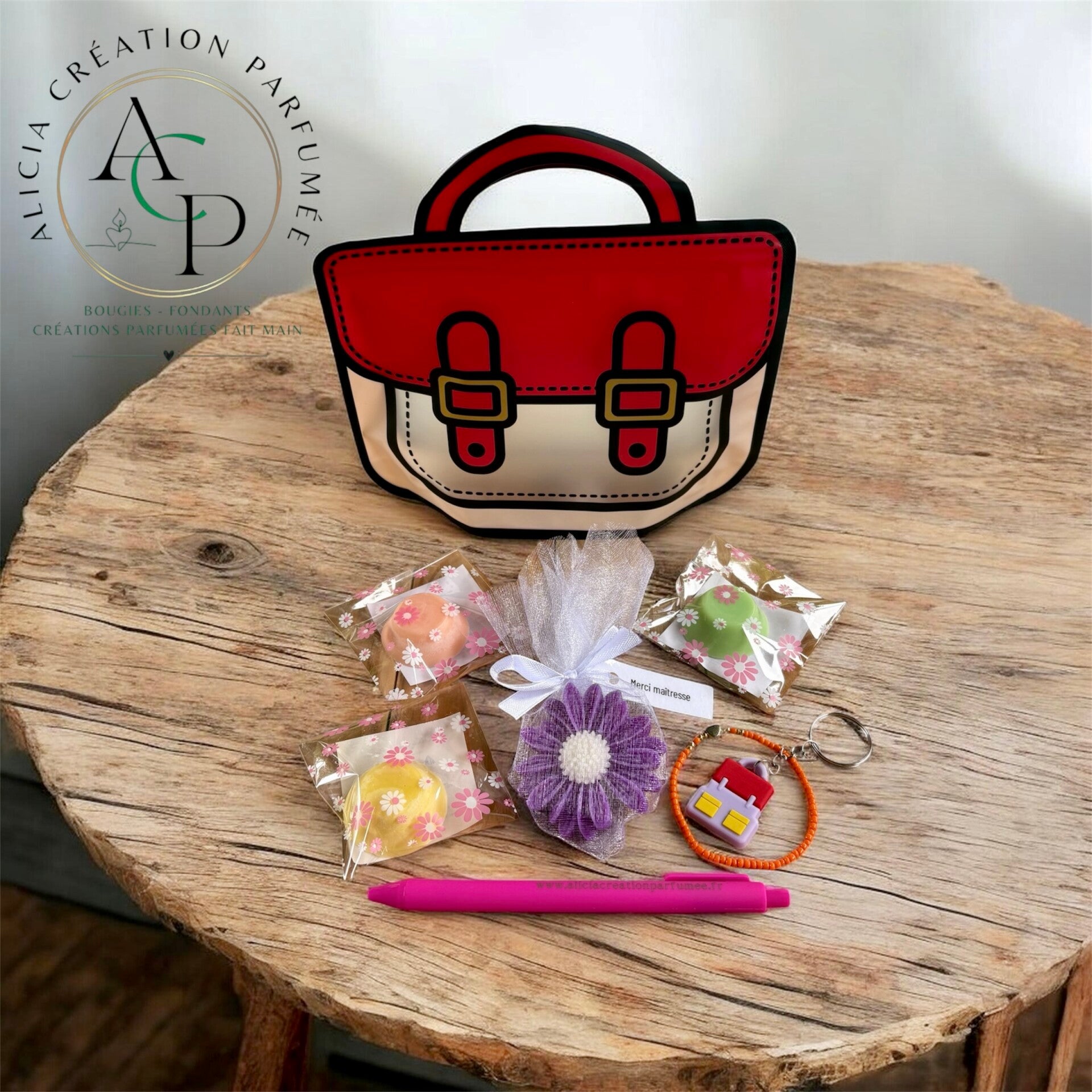 Pochette cartable / Noeud