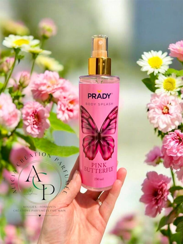 Brume parfumée corps & cheveux - PRADY - PINK BUTTERFLY - 250ml