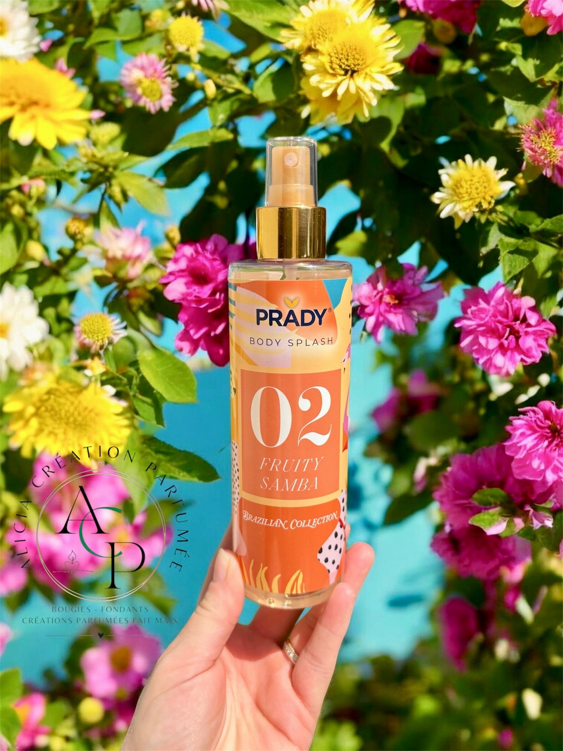 Brume parfumée corps & cheveux - PRADY - 02 fruity samba - 250ml