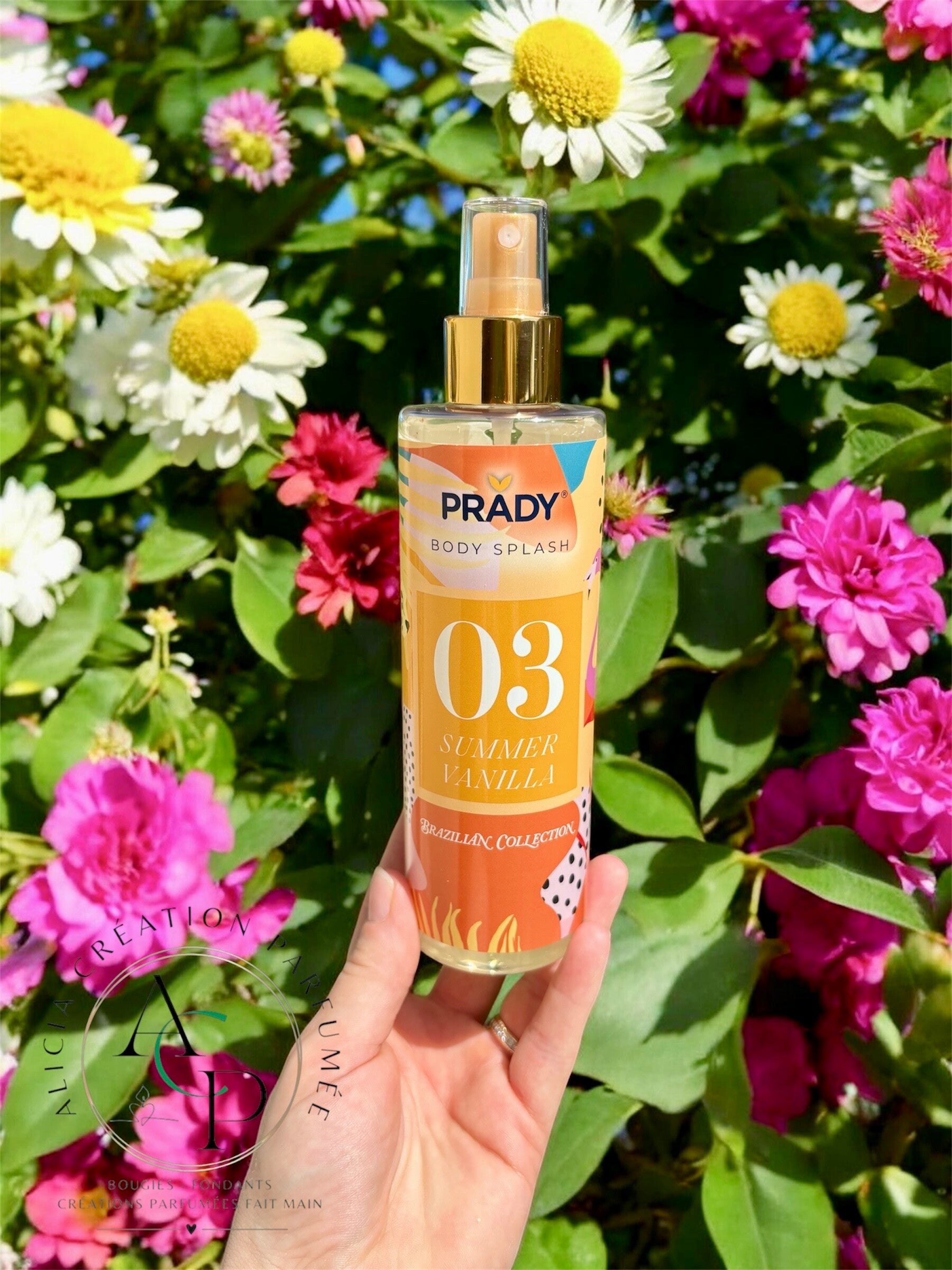 Brume parfumée corps & cheveux - PRADY - Summer vanilla 03 - 250 ml