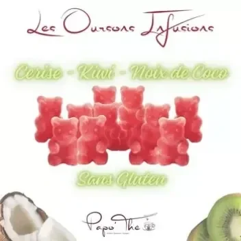 Oursons infusion cerise kiwi noix de coco