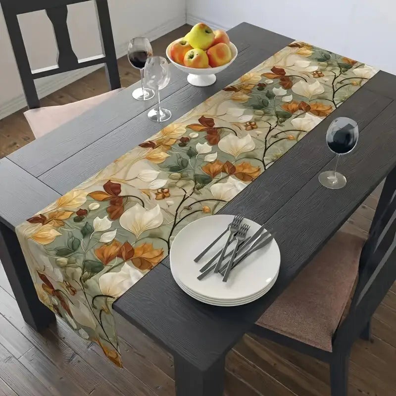 Chemin de table décor printanier