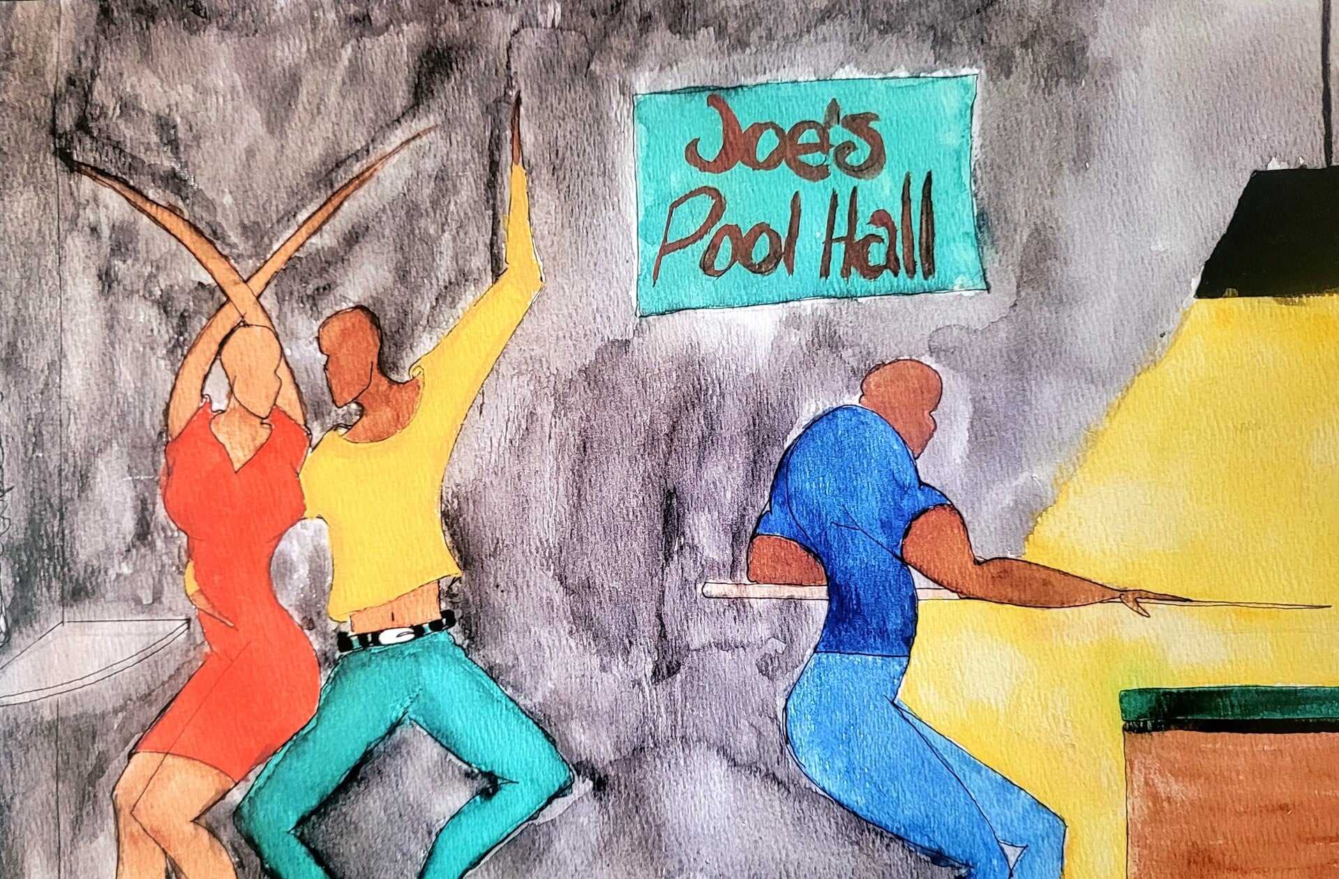 Joe's Pool Hall(print)
