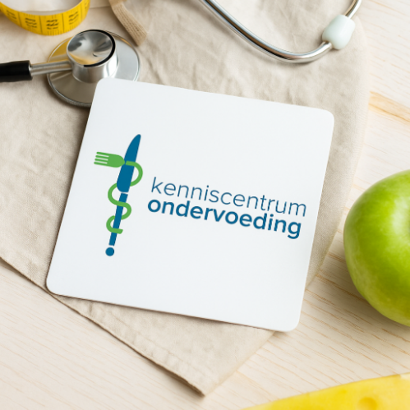 zakelijk logo voor keniscentrum ondervoeding. Gemaakt door karakterdesign.com