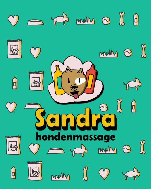 opzet logo en styling Sandra hondenmassage