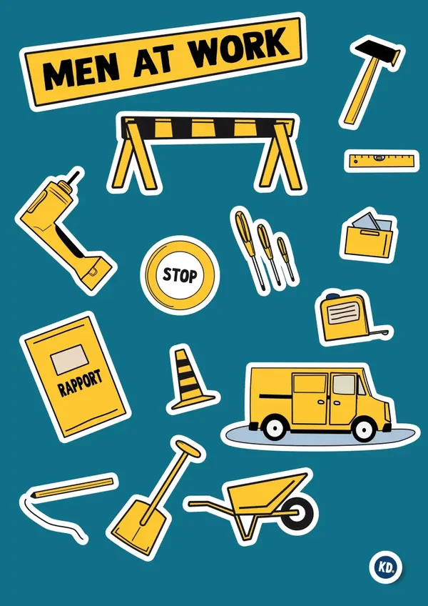 Stickerpakket Werkman