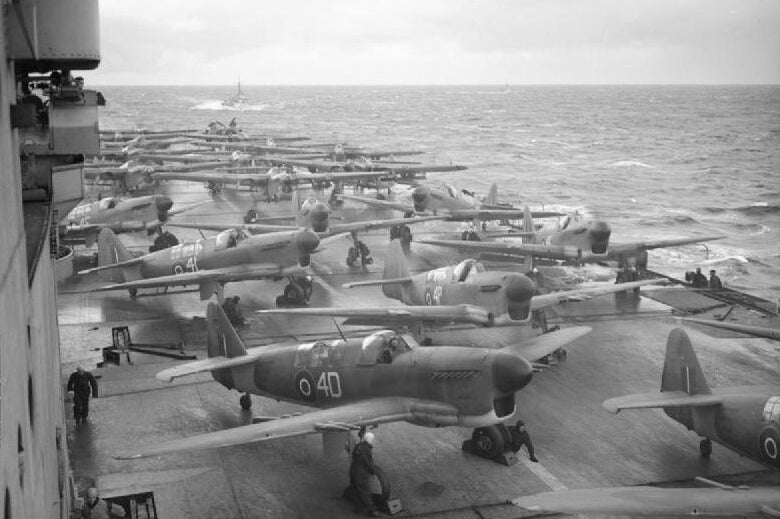 Carrier-based British aircraft during WWII – used for researching Royal Navy and RAF family service records