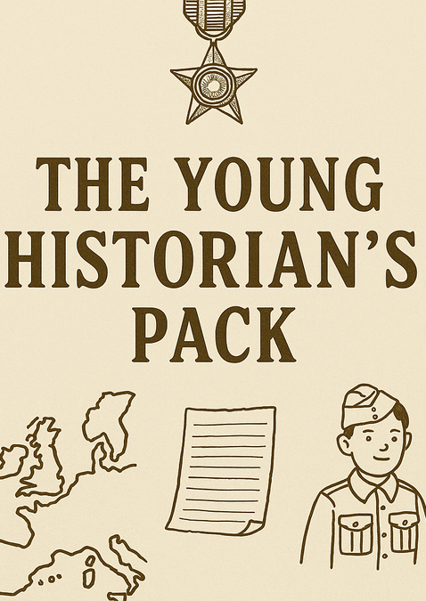 The Young Historian’s Pack – educational military history gift for children exploring family genealogy