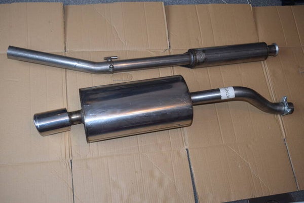 K-Tec Racing KTR Renault Clio 2RS 172 Recessed exhaust system