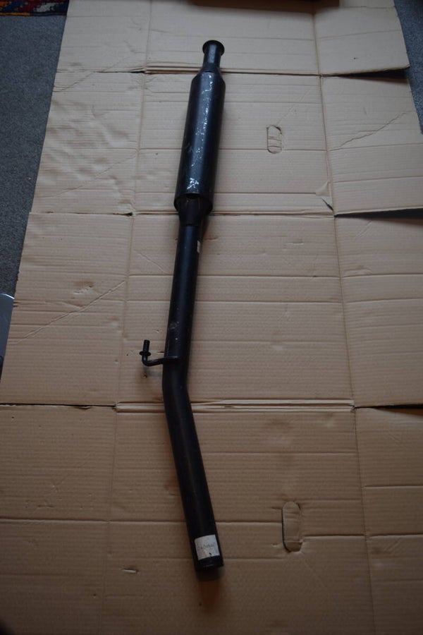 K tec racing Renault Clio 172 steel exhaust mid pipe centre section 2 inch with silencer steel
