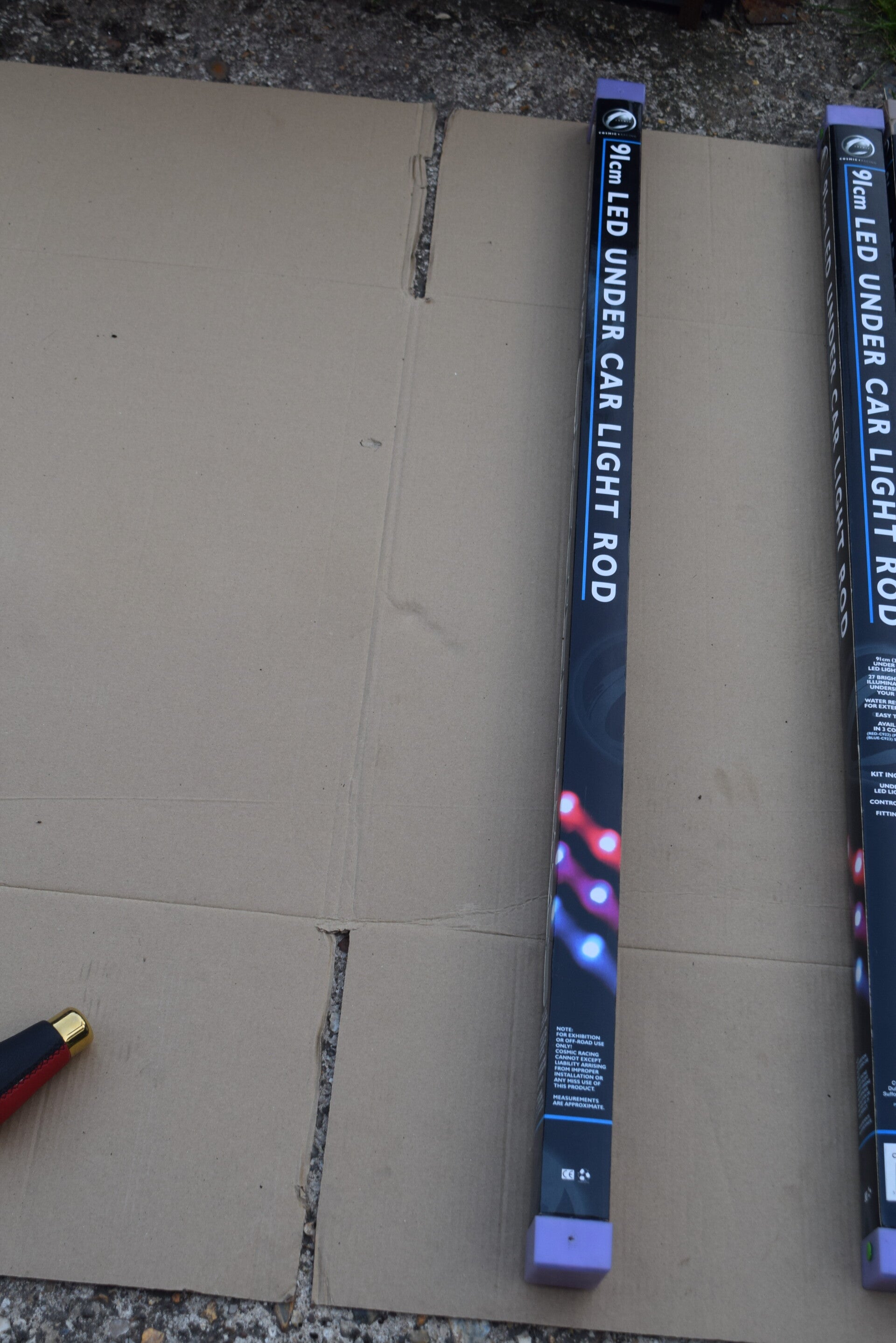 cosmic racing under car light rod led purple 91 cm