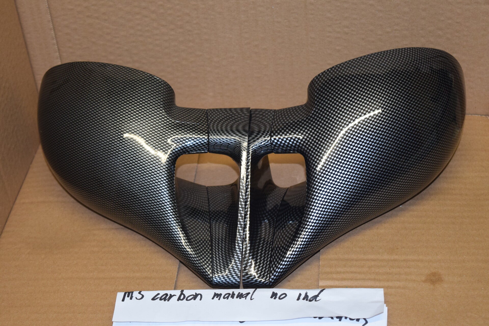 m3 style mirrors carbon look universal fit