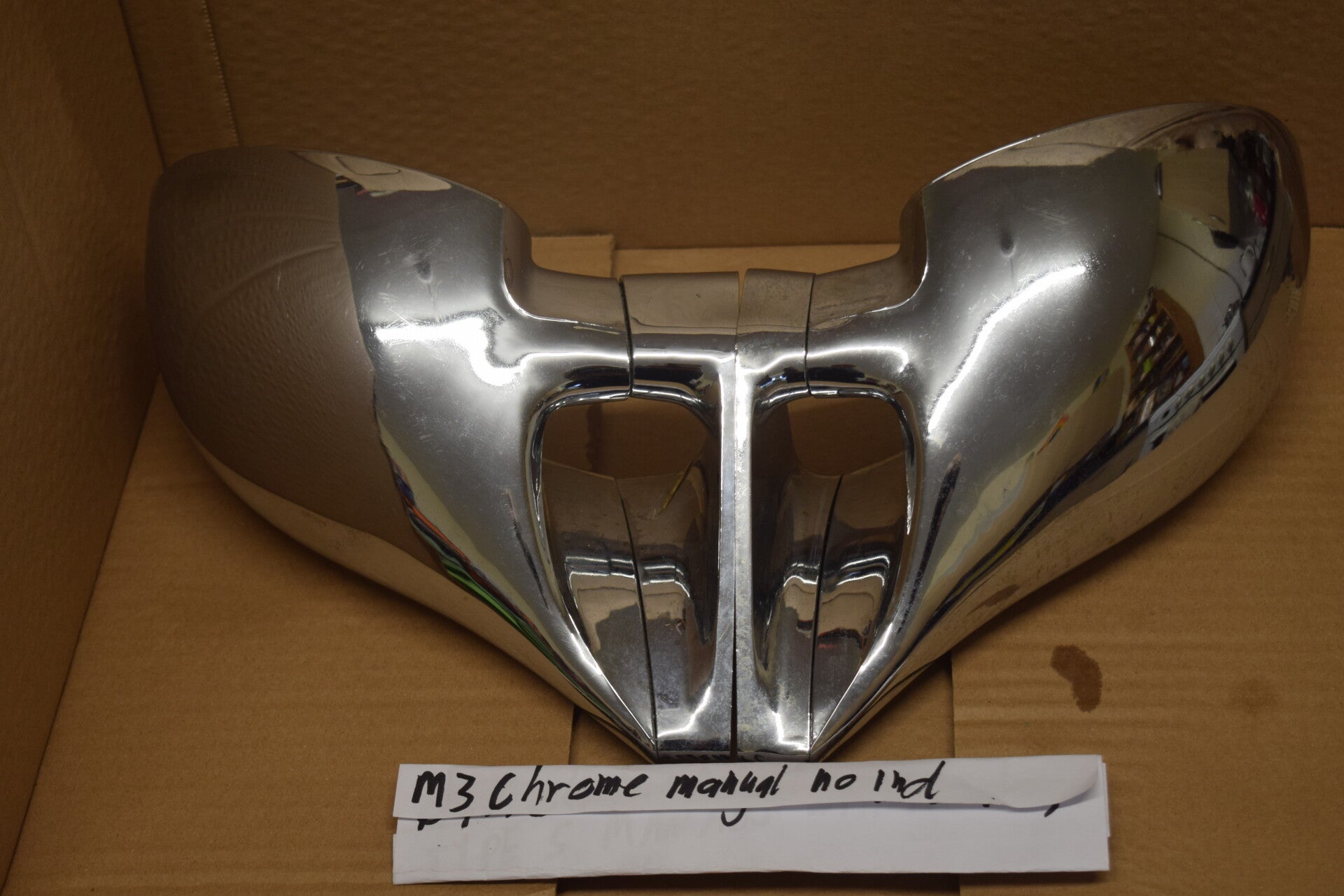 chrome m3 style wing mirrors universal