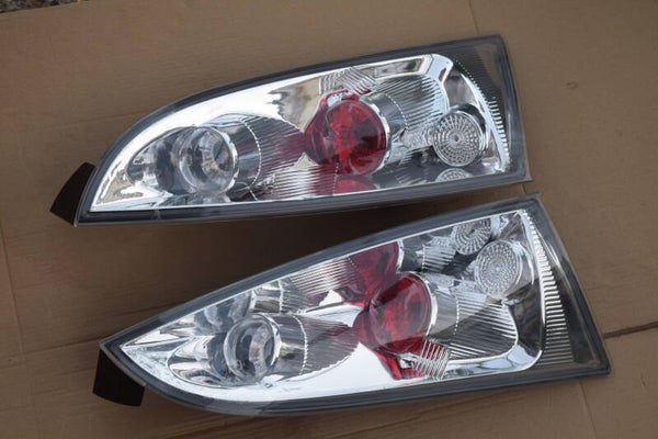 Ford Focus mk1 Lexus style rear lights clear chrome B GRADE
