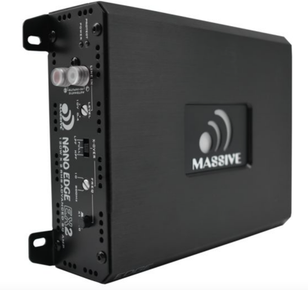Massive Audio EX2 2 channel amplifier class AB 2x120@4 ohm 2x 240@2 ohm