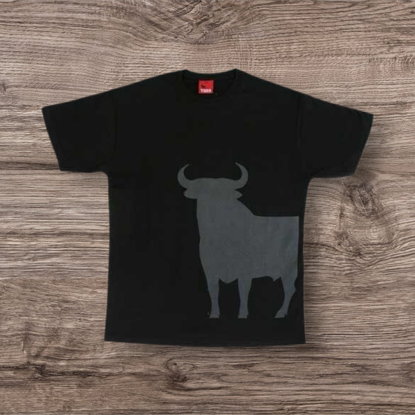 T-shirt zwart stier