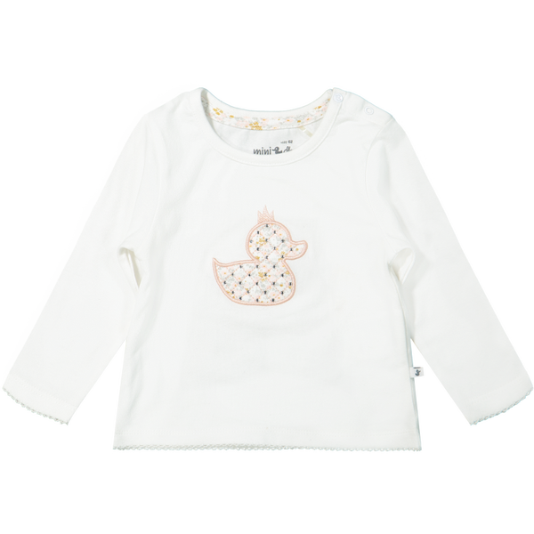 Ducky Beau long sleeve Bright white eend