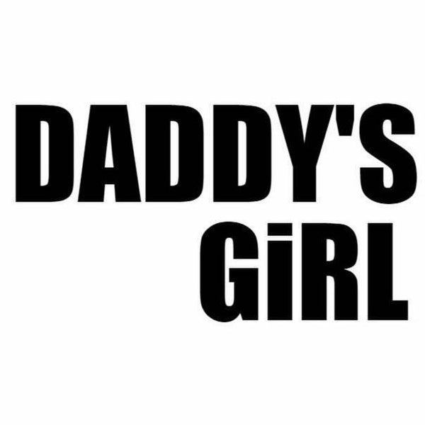 Strijklogo Daddy'd Girl