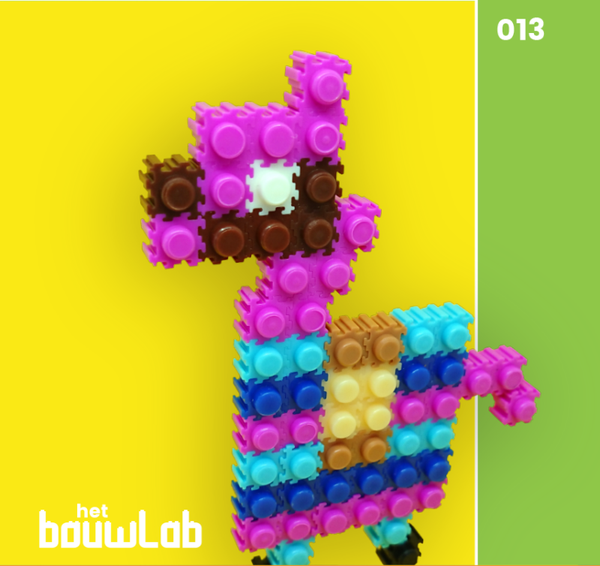 lama - bouwset met voorbeeld