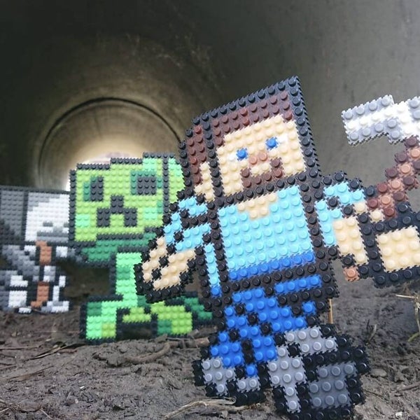 Mijnbouwers set - bouwset met voorbeeld