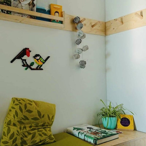 I like birds  - bouwset met voorbeeld