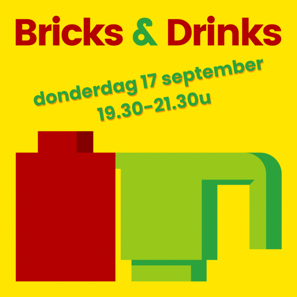 Bricks & drinks donderdag 17 september 19.30-21.30