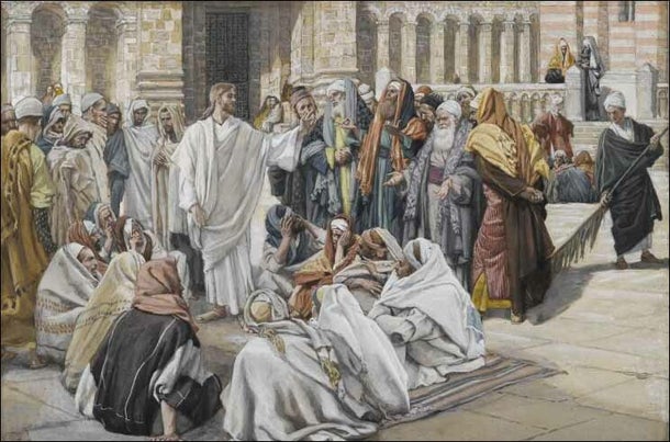Jesus teaches the Pharisees