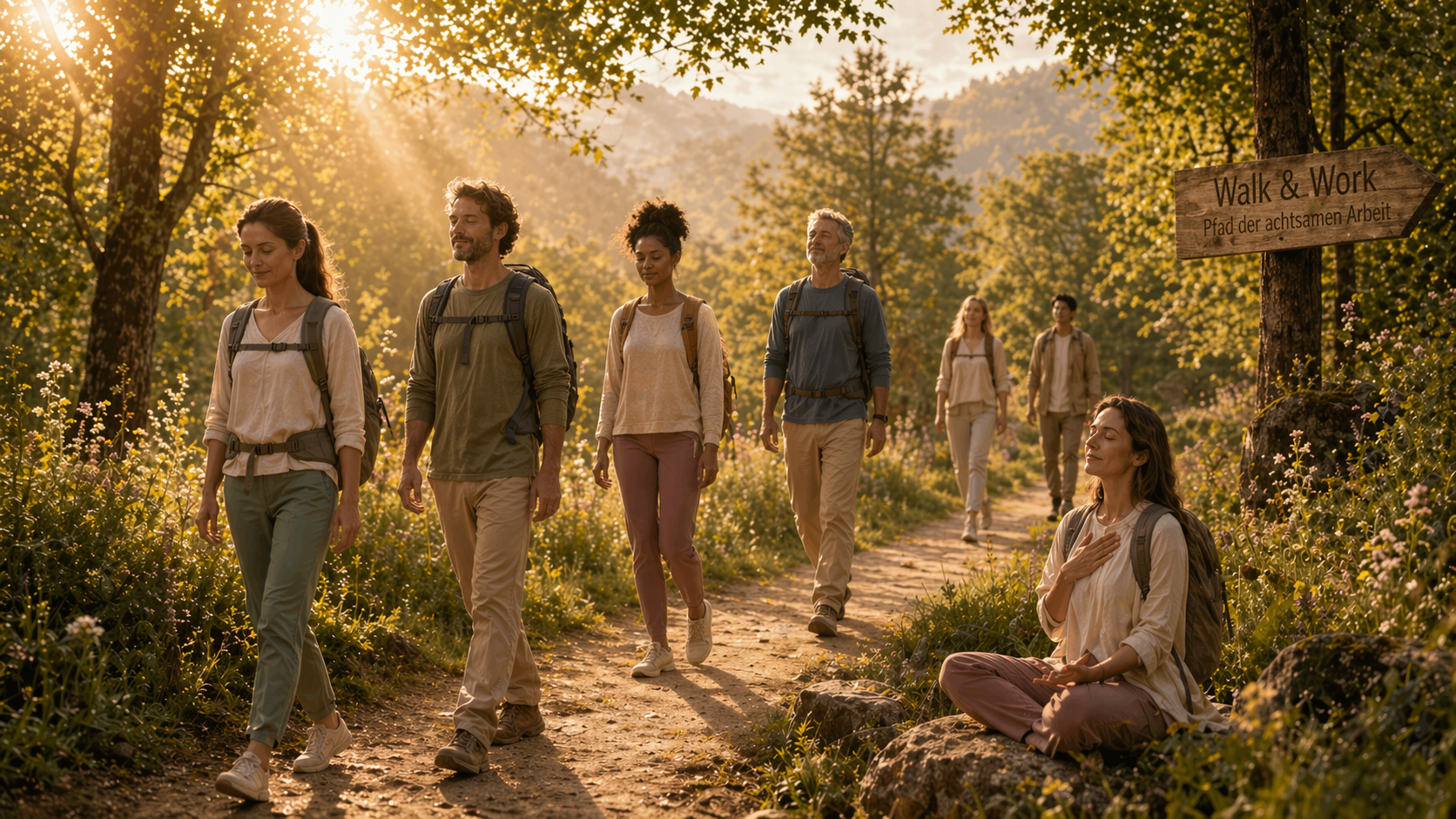 Gemeinschaft, Wandern, Arbeiten