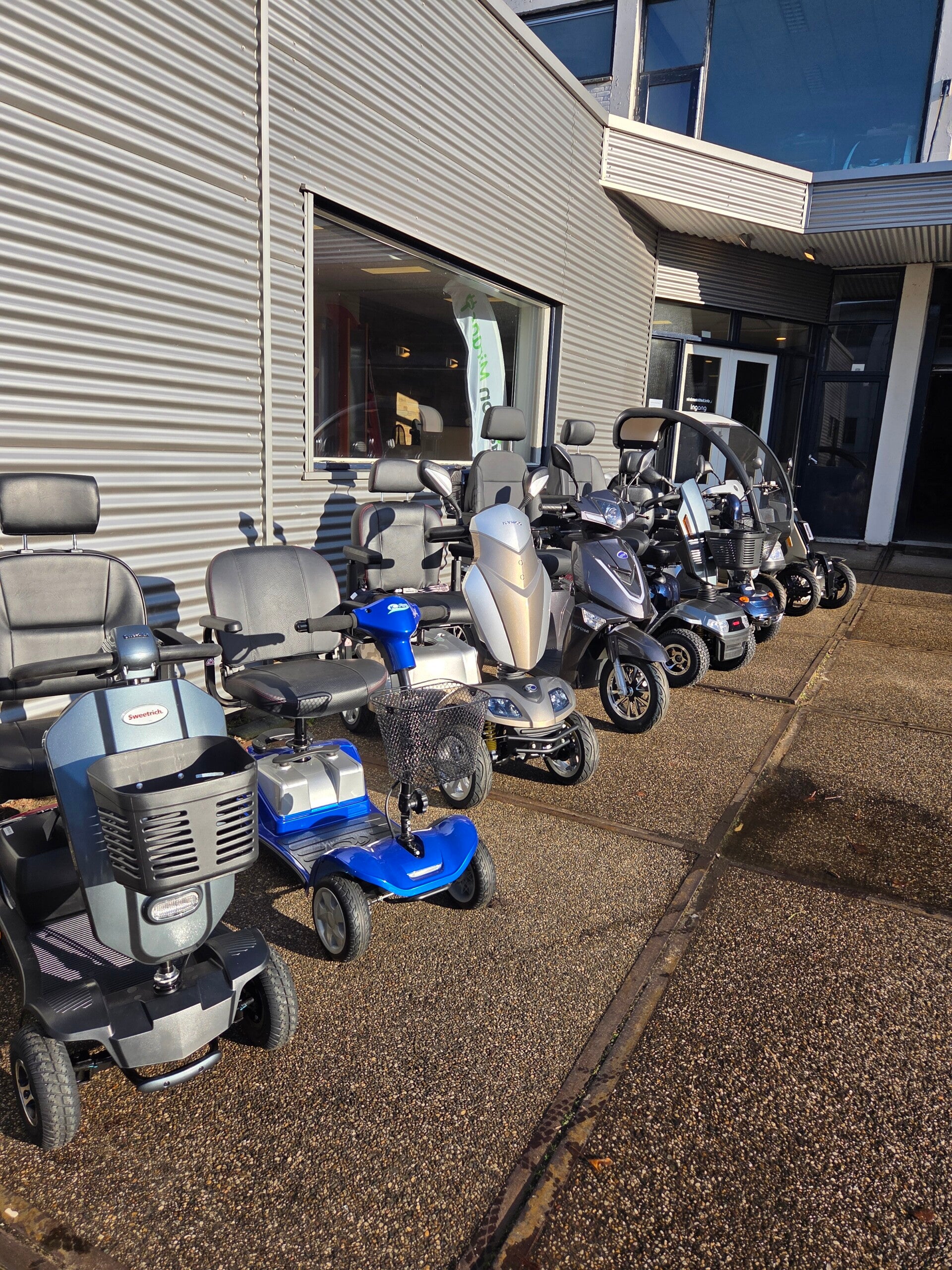 werkplaats scootmobielen
