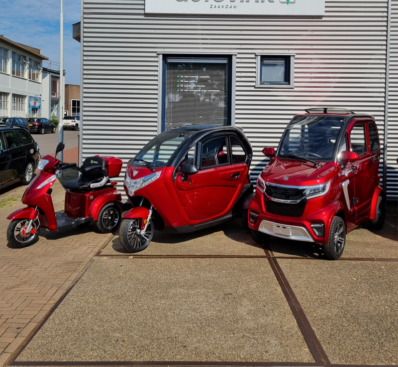 Overdekte scootmobiel