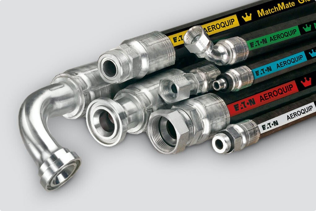 Flexible hydraulique serti sur mesure à l'atelier Aviflex d'Avignon