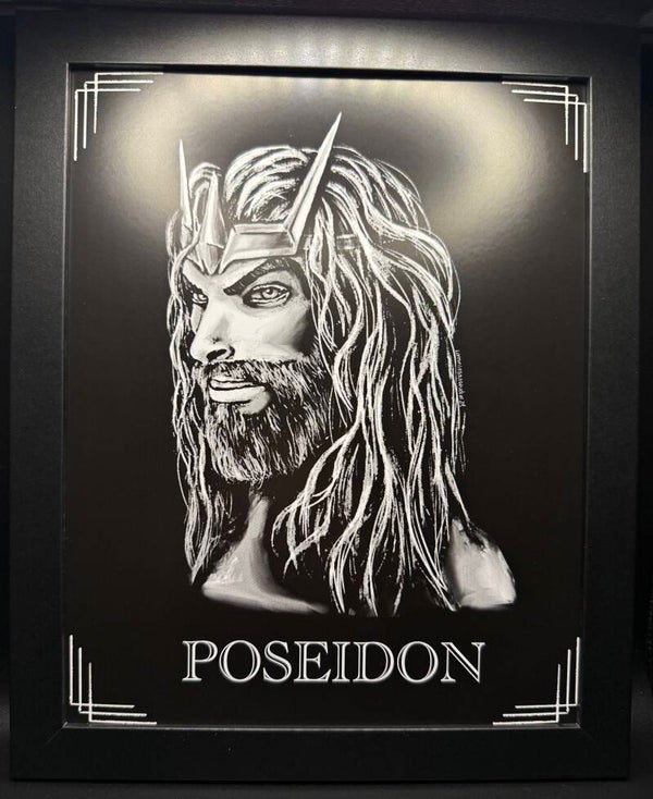 God Poseidon 8x10