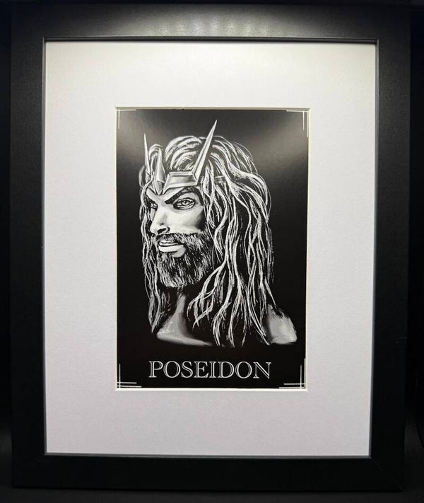 God Poseidon 5x7