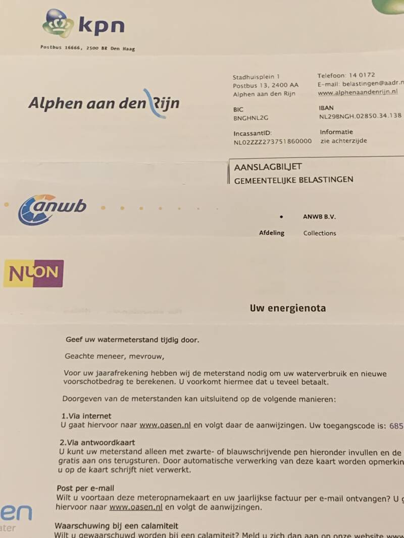 Papierwinkel - administratie