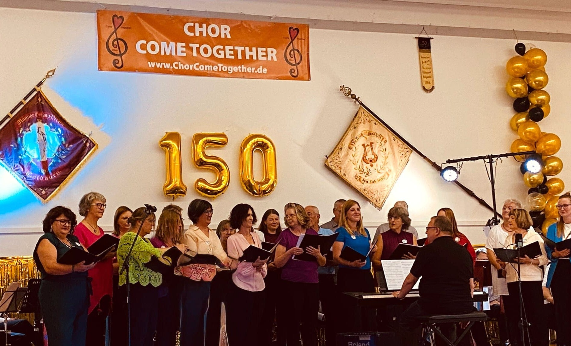 Chor Come Together beim Jubiläumskonzert