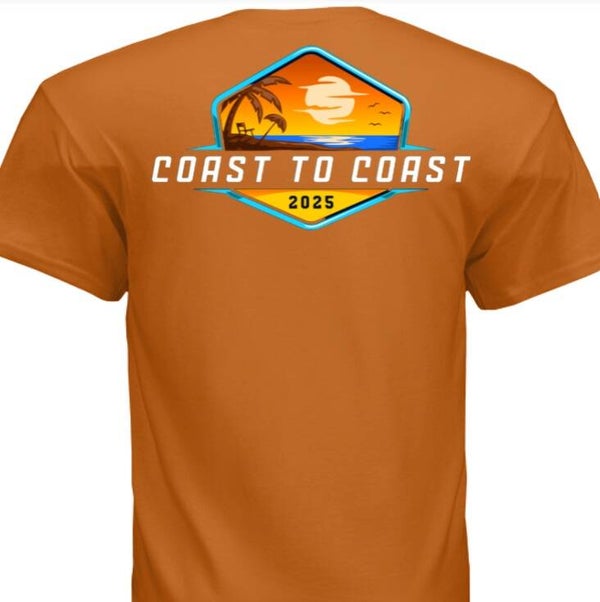 Gildan Ultra Cotton T-Shirt Ocean Sunset Design