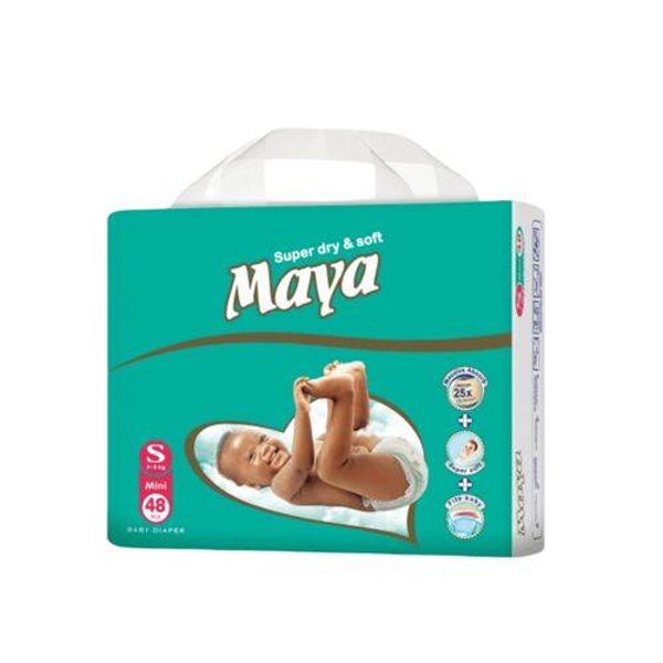 Maya Baby Diapers Small 48 Count