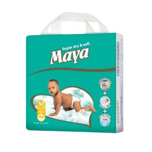 Maya Baby Diapers Medium 44 Count