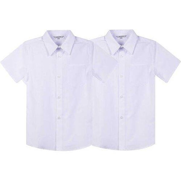 Button Down School Shirt Cotton White Size 22