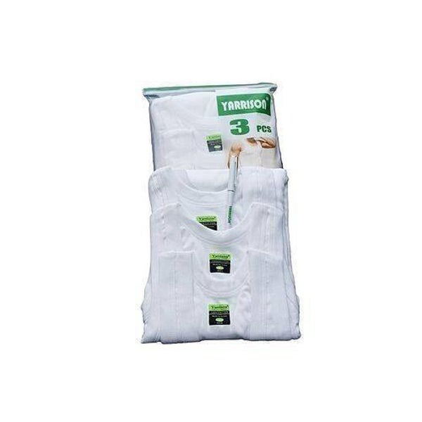 Men's Vests White (100% )Cotton XXLarge