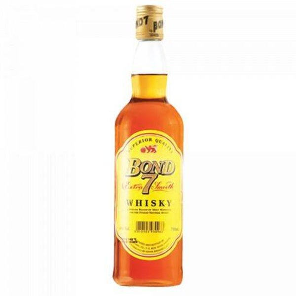 Bond 7 Blended Whisky Extra Smooth Kenyan&Scotch Blend 750ml