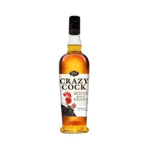Crazy Cock Deluxe Blended Malt Whisky 750ml+Glass