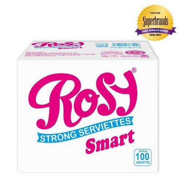Rosy Smart Serviettes 100 Sheets