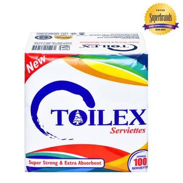 Toilex White Standard Serviettes 100 Sheets