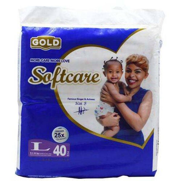 Softcare Gold Diaper High Size Large 40 Count